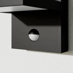 Lucande LED-Außenwandlampe Silvan, Dunkelgrau, Mit Sensor -Lucande 9619174 3