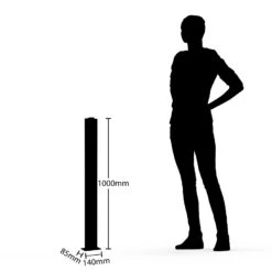 Lucande Virgalia LED-Wegeleuchte, 100 Cm, Sensor -Lucande 9619222 5