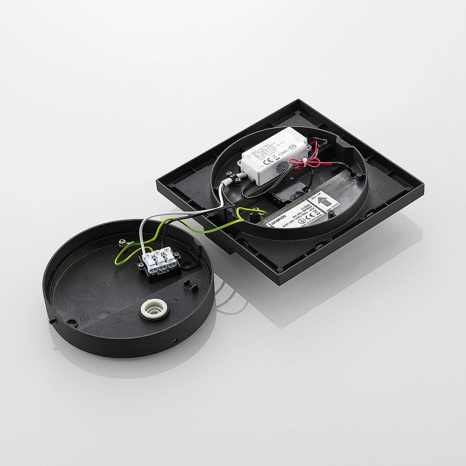 Lucande Gylfi LED-Außenwandleuchte Quadrat.+Sensor 9 Lucande Gylfi LED-Außenwandleuchte Quadrat.+Sensor – Bild 9