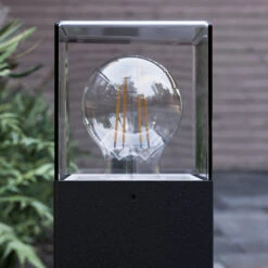 Lucande Keke Sockelleuchte, Höhe 30 Cm -Lucande 9619240 4