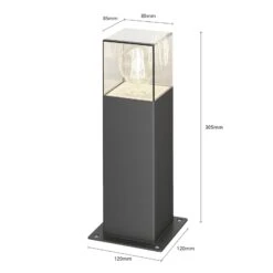 Lucande Keke Sockelleuchte, Höhe 30 Cm -Lucande 9619240 6