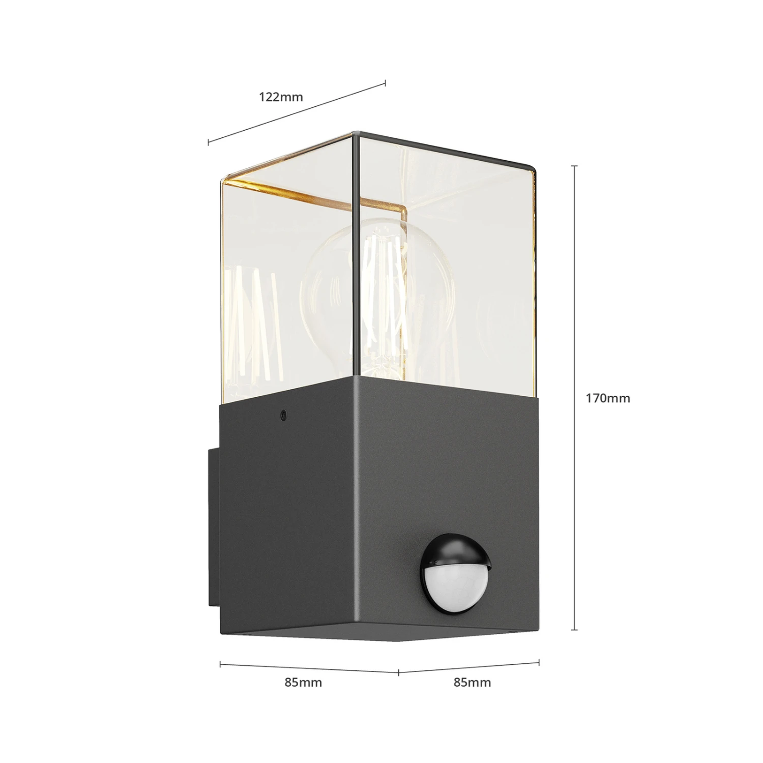 Lucande Keke Außenwandleuchte Mit Sensor 5 Lucande Keke Außenwandleuchte Mit Sensor – Bild 5