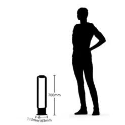 Lucande Belna LED-Wegeleuchte, 70 Cm -Lucande 9619256 8