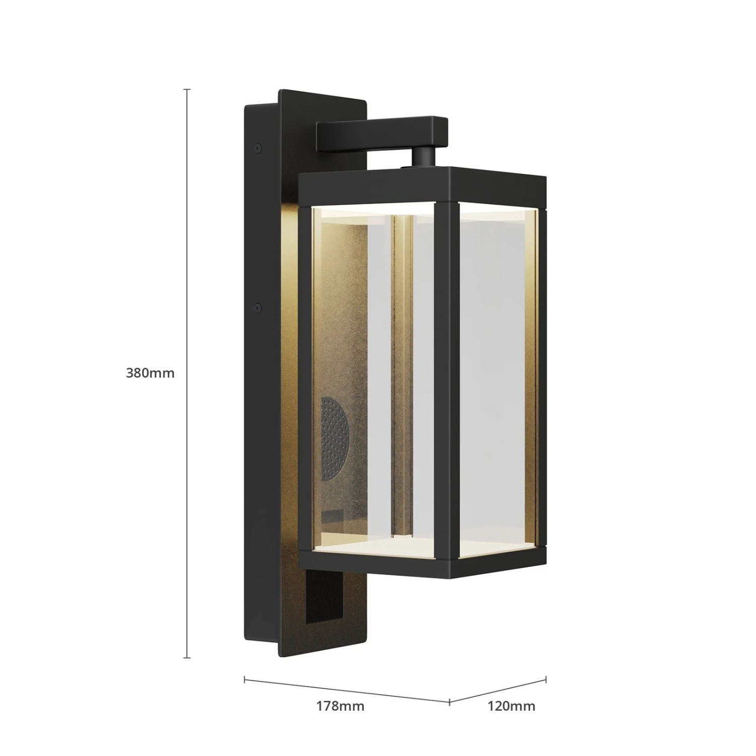 Lucande Ditta LED-Außenwandlampe Mit Lautsprecher 7 Lucande Ditta LED-Außenwandlampe Mit Lautsprecher – Bild 7