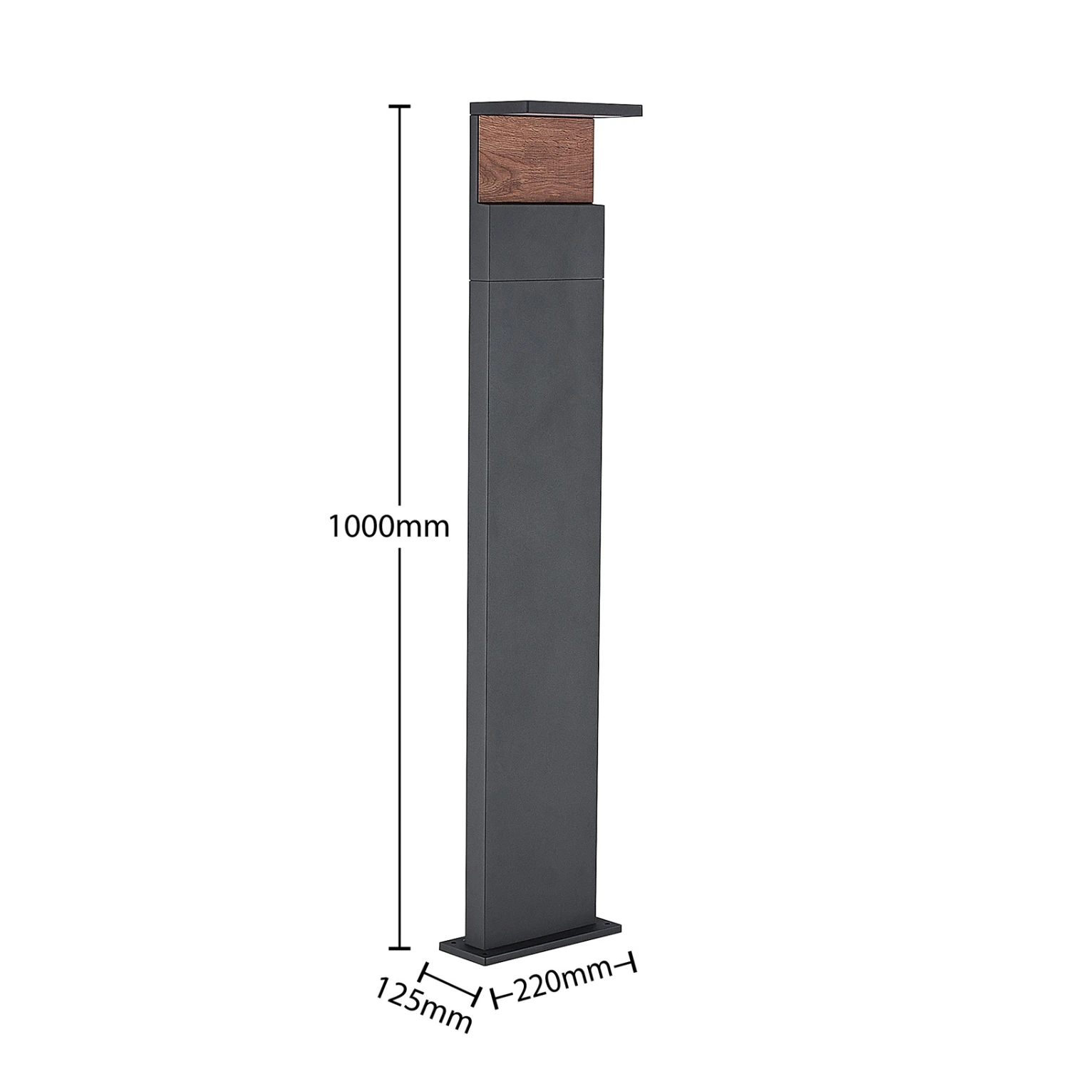 Lucande Lignus LED-Wegeleuchte 4 Lucande Lignus LED-Wegeleuchte – Bild 4