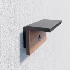 Lucande Lignus LED-Außenwandlampe, Bewegungsmelder -Lucande 9619277 3