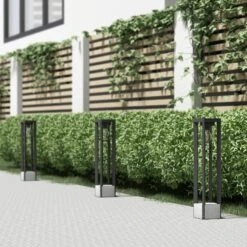 Lucande Kalisa Wegeleuchte, Eckig, E27 -Lucande 9619298 2