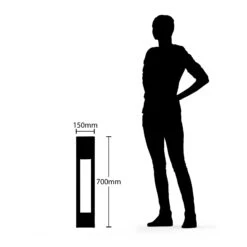 Lucande Kalisa Wegeleuchte, Eckig, E27 -Lucande 9619298 6