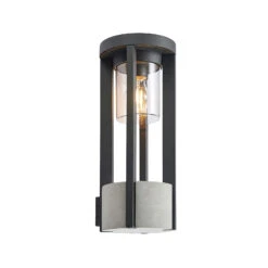 Lucande Overa Außenwandleuchte, Rund, E27 -Lucande 9619300 5