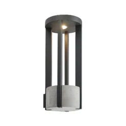 Lucande Overa LED-Außenwandleuchte, Rund -Lucande 9619301 5