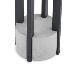 Lucande Overa LED-Sockelleuchte, Rund -Lucande 9619303 7