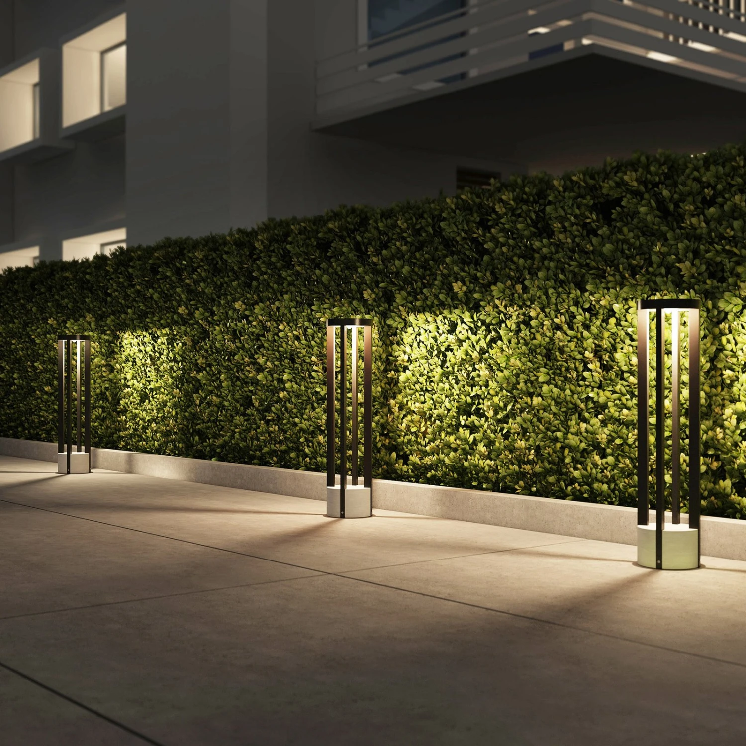 Lucande Overa LED-Wegeleuchte, Rund 2 Lucande Overa LED-Wegeleuchte, Rund – Bild 2