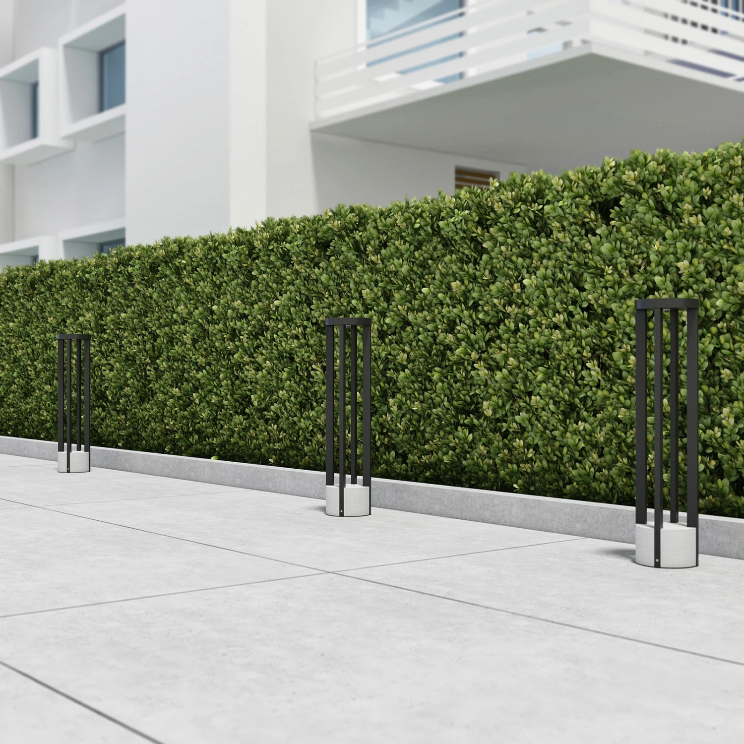 Lucande Overa LED-Wegeleuchte, Rund 3 Lucande Overa LED-Wegeleuchte, Rund – Bild 3