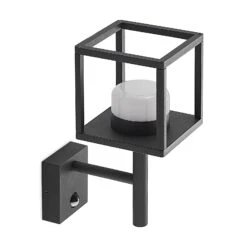 Lucande Timio Außenwandlampe, Uplight, Sensor -Lucande 9619307 2