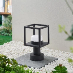 Lucande Timio Sockelleuchte Aus Aluminium