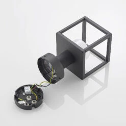 Lucande Timio Sockelleuchte Aus Aluminium 13 Lucande Timio Sockelleuchte Aus Aluminium -Lucande 9619312 5