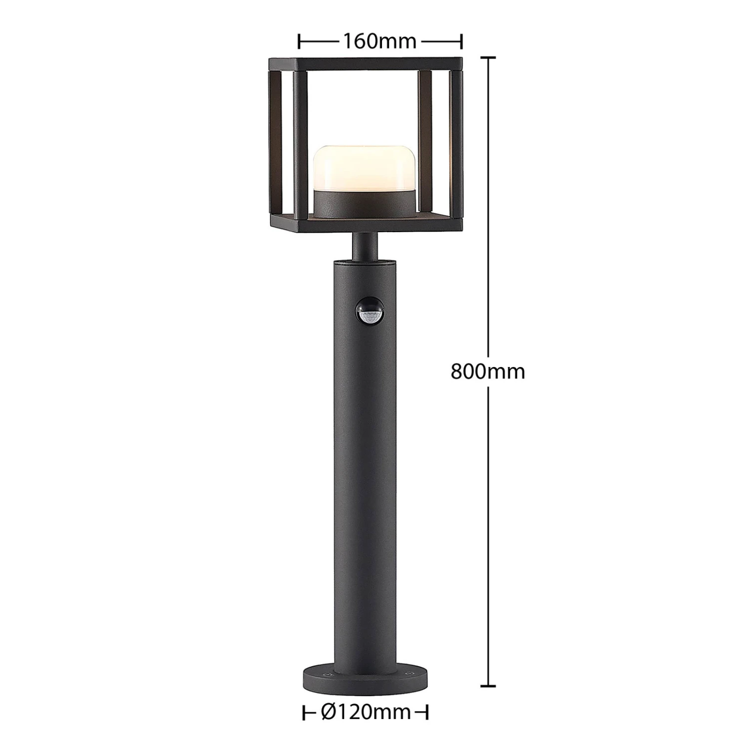 Lucande Timio Wegeleuchte, 60 Cm, Mit Sensor 4 Lucande Timio Wegeleuchte, 60 Cm, Mit Sensor – Bild 4