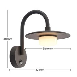 Lucande Zamalino Außenwandleuchte Mit Sensor 12 Lucande Zamalino Außenwandleuchte Mit Sensor -Lucande 9619321 3