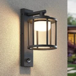 Lucande Berenike Außenwandleuchte Mit Sensor