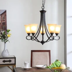 Lucande Kronleuchter Trisha -Lucande 9620344 2