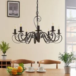 Lucande Caleb - Kronleuchter Im Landhausstil, 8-fl. -Lucande 9620534 2