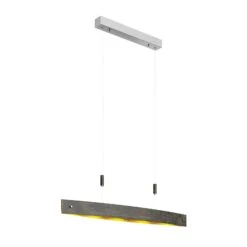Lucande LED-Hängeleuchte Lio In Schwarz Mit Golddekor -Lucande 9620961 5