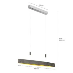 Lucande LED-Hängeleuchte Lio In Schwarz Mit Golddekor -Lucande 9620961 6
