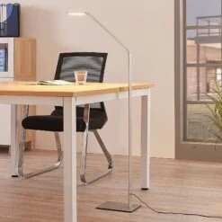 Lucande LED-Stehleuchte Resi Mit Dimmer, Ideal Zum Lesen