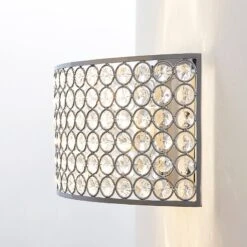 Lucande LED-Glaskristall-Wandleuchte Alizee In Chrom -Lucande 9621798 6