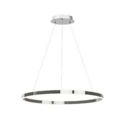 Lucande LED-Pendelleuchte Lyani In Chrom, Dimmbar, 80 Cm -Lucande 9621977 5