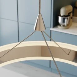 Lucande LED-Pendellampe Lyani, 3 Ringe Nebeneinander -Lucande 9621981 4