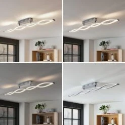 Lucande LED-Deckenlampe Roan, Wellenförmig -Lucande 9624373 4