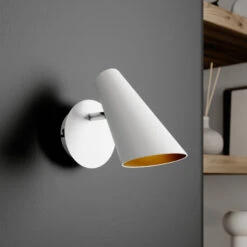 Lucande Wibke Wandleuchte In Weiß -Lucande 9624460 2