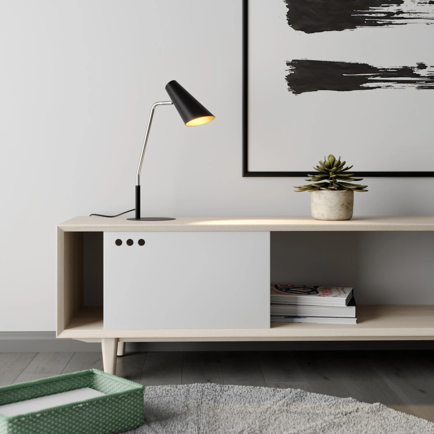 Lucande Wibke Tischleuchte In Schwarz 2 Lucande Wibke Tischleuchte In Schwarz – Bild 2