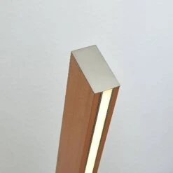 Lucande LED-Holz-Stehleuchte Tamlin, Buchefarben -Lucande 9624501 7