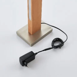 Lucande LED-Holz-Stehleuchte Tamlin, Buchefarben -Lucande 9624501 8