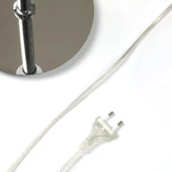 Lucande Pordis Stehlampe, 164 Cm, Chrom-weiß -Lucande 9624518 7