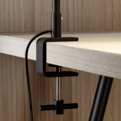 Lucande Angelina Klemmleuchte, Schwarz-gold -Lucande 9624858 3