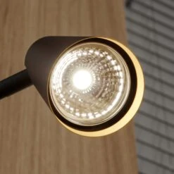 Lucande Angelina Klemmleuchte, Schwarz-gold -Lucande 9624858 4