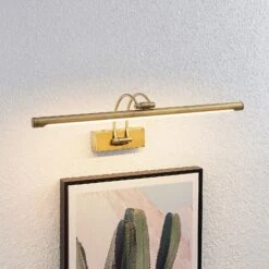 Lucande Dimitrij LED-Bilderleuchte, Gebogen -Lucande 9626107 2