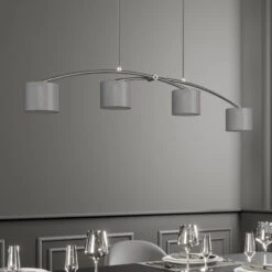 Lucande Juljana Pendellampe, 4-fl., Glasschirme -Lucande 9626235 2