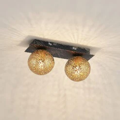 Lucande Evory Deckenleuchte, Eckig, 2-fl. -Lucande 9626372 3