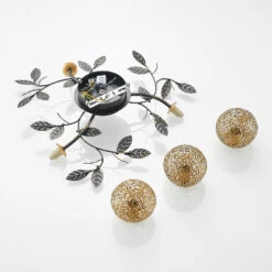 Lucande Evory Deckenleuchte, Rund, 3-fl. -Lucande 9626375 8