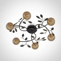 Lucande Evory Deckenleuchte, Rund, 6-fl. -Lucande 9626376 4