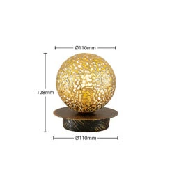 Lucande Evory Tischleuchte, Einflammig 14 Lucande Evory Tischleuchte, Einflammig -Lucande 9626378 5