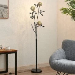 Lucande Evory Stehleuchte, Dreiflammig