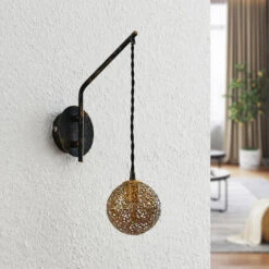 Lucande Zale Wandleuchte, Einflammig, Orientalisch -Lucande 9626381 2