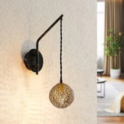 Lucande Zale Wandleuchte, Einflammig, Orientalisch