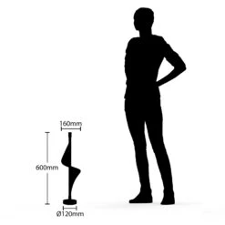 Lucande Edano LED-Tischlampe In Gedrehter Form -Lucande 9626388 5