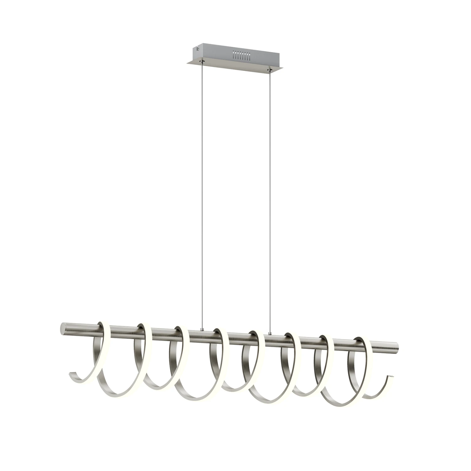 Lucande Milora LED-Pendelleuchte, Nickel 6 Lucande Milora LED-Pendelleuchte, Nickel – Bild 6